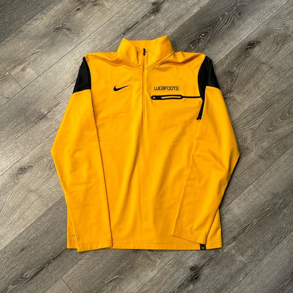 Nike Oregon Ducks “Webfoots” Quarter Zip | Size M
